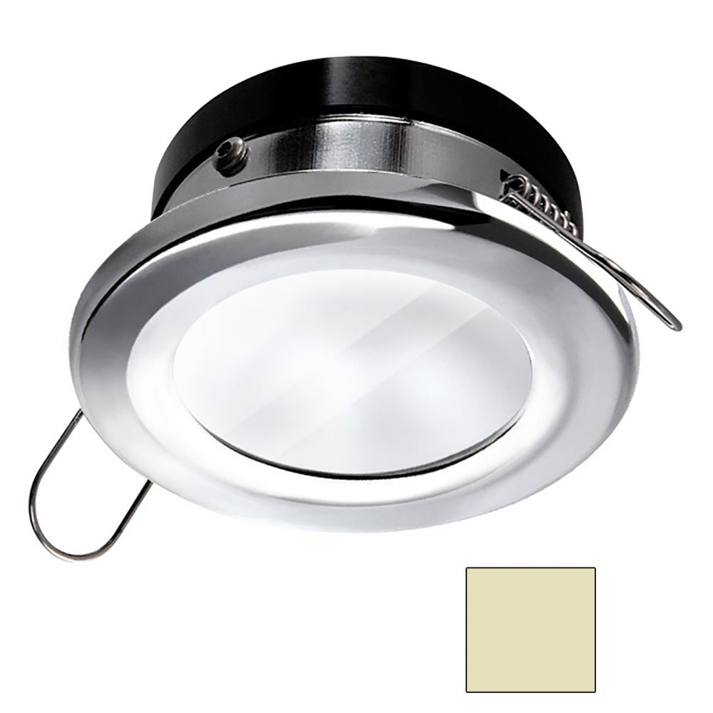 i2Systems Apeiron A1110Z 4.5W Spring Mount Light - Round - Warm White - Polished Chrome Finish [AP-4W-30K-PW11]