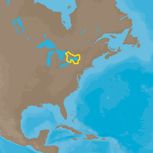 C-MAP  4D NA-D934 Lake Ontario and Trent Severn [M-NA-D934-MS]