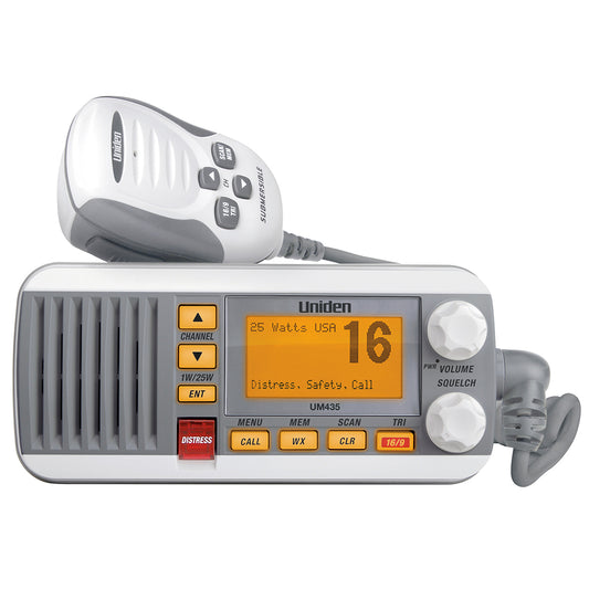 Uniden UM435 Fixed Mount VHF Radio - White [UM435]