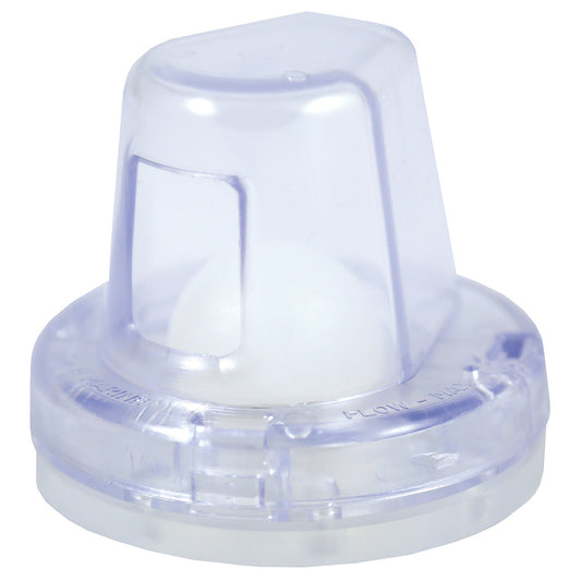 T-H Marine Flow-Max Ball Scupper - Clear [FMS-1-0-DP]