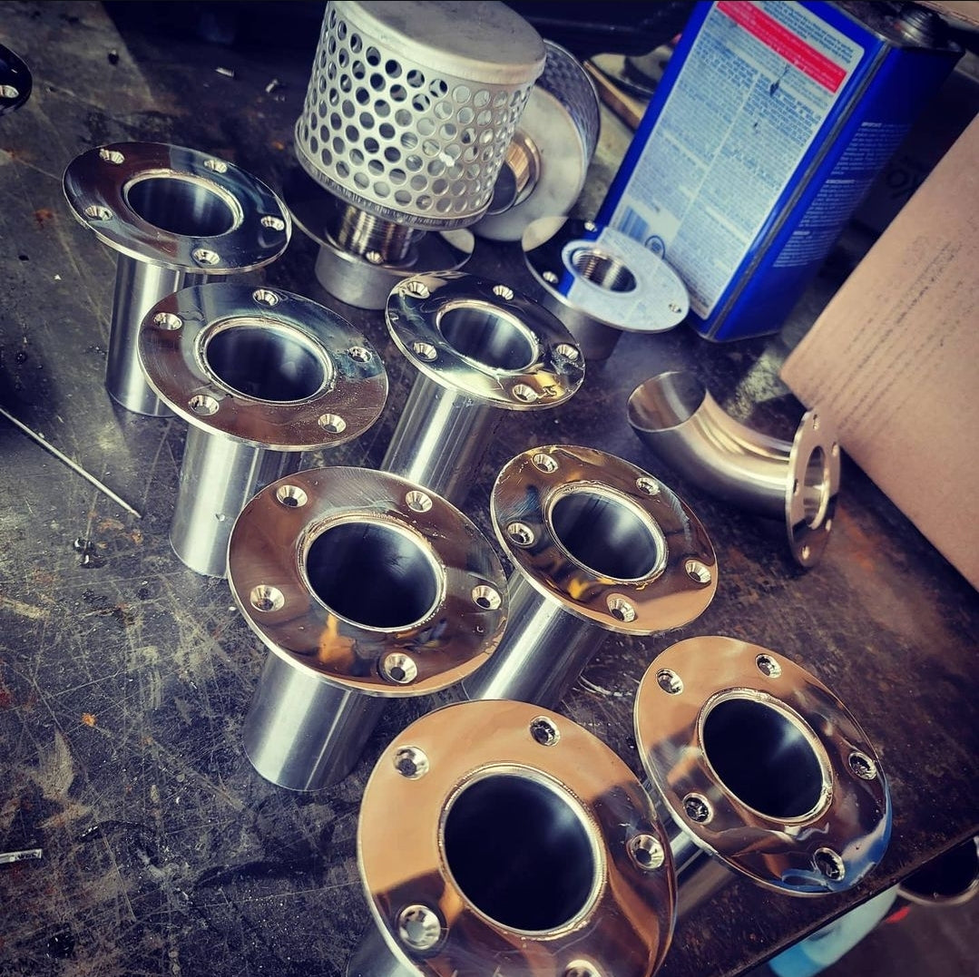 Through Hull Fittings- Straight tubing